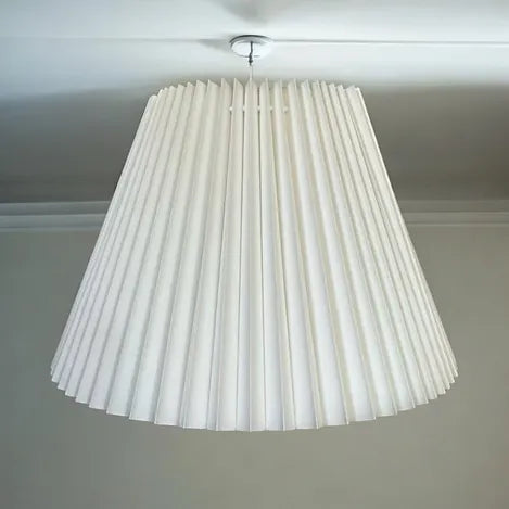 Off-White Accordion Shade