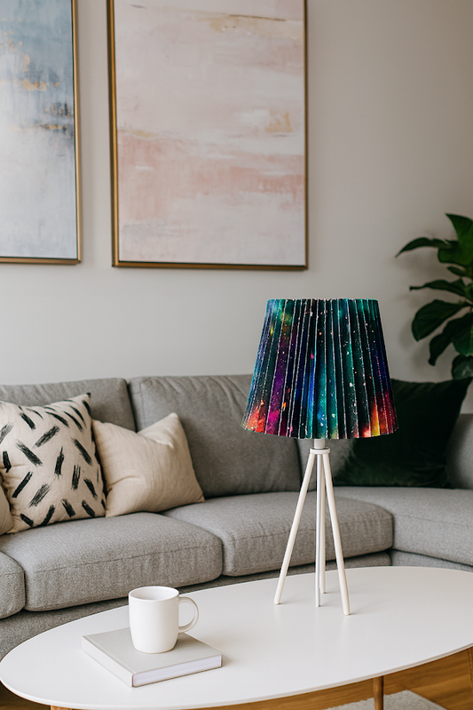 Velvet Galaxy Accordion Shade