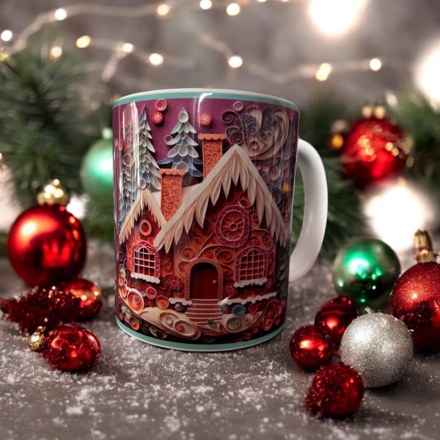 Gingerbread House Mug